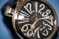 GaGà Milano Manuale Unisex Mechanical Watch 48MM Rose Gold