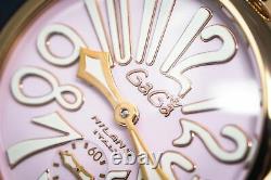 GaGà Milano Manuale Women's Mechanical Watch 48MM Pink Rose Gold