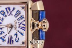 GaGà Milano Quartz Watch Baby Napoleone Blue Strap 30MM Rose Gold Plated 6036.04