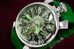GaGà Milano Skeleton Unisex Mechanical Watch 48MM Green