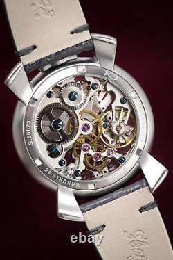 GaGà Milano Skeleton Unisex Mechanical Watch 48MM Grey