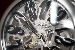 GaGà Milano Skeleton Unisex Mechanical Watch 48MM Grey