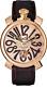 Gagà Milano Unsex Mechanical Watch Manuale Rose 48mm Rose Gold Plated 5011.11s