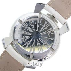 Gaga Milano 5020 Manuale 40 Watches multicolor/white Stainless Steel/leath
