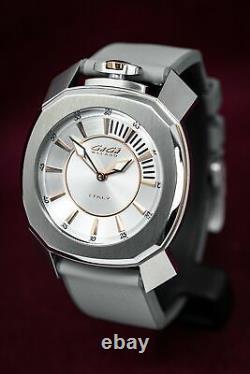 Gaga Milano Frame One Unisex Quartz Watch Silver