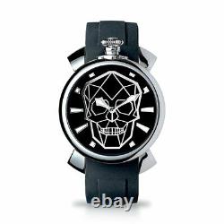 Gaga Milano Slim Unisex Quartz Watch 46 Bionic Skull Black
