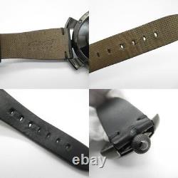 Gaga Milano Watch Mystery Youth Black Stainless Steel Leather Unisex