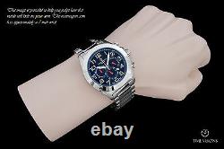 Giorgio Milano 972 Blue Dial Quartz Chronograph Stainless Steel Bracelet Watch