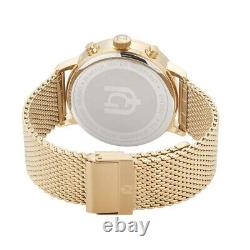 Giorgio Milano Luxury Women's Watch Gold Chronograph, water Resistance 10 ATM