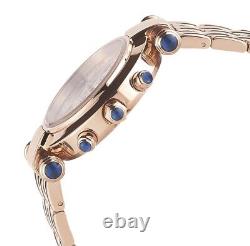 Giorgio Milano Luxury Women's Watch Rose Gold Chronograph, Water Resistance 10ATM