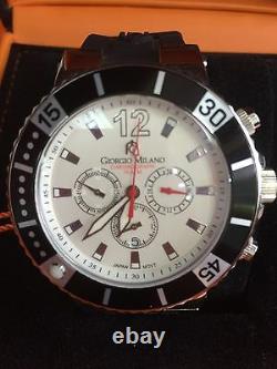 Giorgio Milano SS Qrtz Chronograph with Date Water Resistant 100 Meters-330 feet