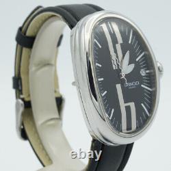 Grimoldi Milano Borgonovo Automatic Men's Watch Steel 35x 55mm Vintage RAR