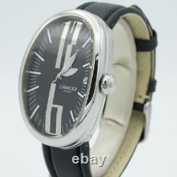 Grimoldi Milano Borgonovo Automatic Men's Watch Steel 35x 55mm Vintage RAR