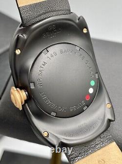 Grimoldi Milano GTO Black Swiss ETA Automatic 36mm X 58mm 3 Dimensional Dial