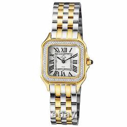 Gv2 By Gevril Women's 12103B Milan Diamond Two-Tone Stainless Steel Watch