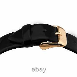 Gv2 By Gevril Women's Milan 12101 Diamond Rose-Gold IP Steel Leather Wristwatch