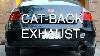 How To Install A Cat Back Exhaust
