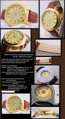Jacques Cantani Milano Automatic Watch With Swiss Made Caliber ETA-2824 JC881