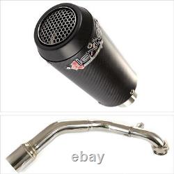 Lextek Exhaust System Stainless Steel 180mm Exhaust for Lexmoto Milano 125