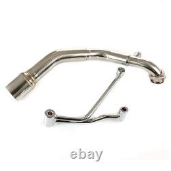 Lextek Exhaust System Stainless Steel 180mm Exhaust for Lexmoto Milano 125