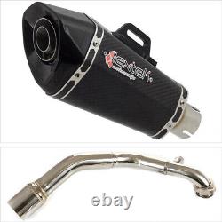 Lextek Exhaust System Stainless Steel 210mm Exhaust for Lexmoto Milano 125
