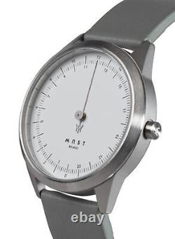 MAST Milano CEO Classic A24-SL403M. WH. 11I Mens 24 hour Single-hand Quartz Watch