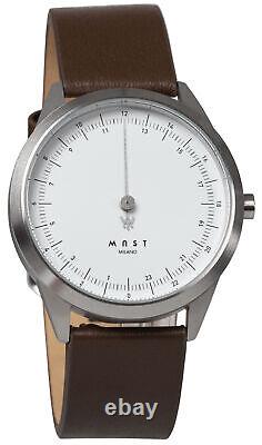 MAST Milano CEO Classic A24-SL403M. WH. 14I Mens 24 hour Single-hand Quartz Watch