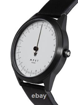 MAST Milano CEO Dark A24-BK402M. WH. 01I Mens 24 hour Single-hand Quartz Watch
