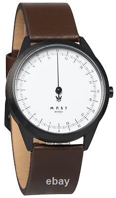 MAST Milano CEO Dark A24-BK402M. WH. 14I Mens 24 hour Single-hand Quartz Watch