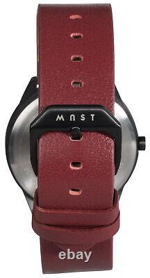 MAST Milano CEO Dark A24-BK402M. WH. 16I Mens 24 hour Single-hand Quartz Watch