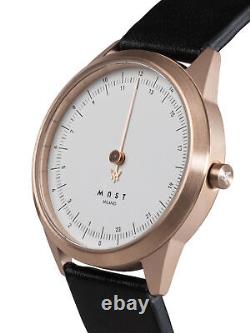 MAST Milano CEO Royal A24-RG404M. WH. 01I Mens 24 hour Single-hand Quartz Watch