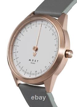 MAST Milano CEO Royal A24-RG404M. WH. 11I Mens 24 hour Single-hand Quartz Watch
