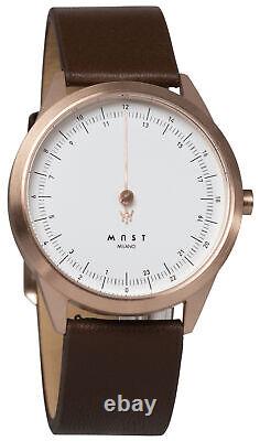 MAST Milano CEO Royal A24-RG404M. WH. 14I Mens 24 hour Single-hand Quartz Watch