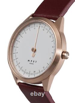MAST Milano CEO Royal A24-RG404M. WH. 16I Mens 24 hour Single-hand Quartz Watch