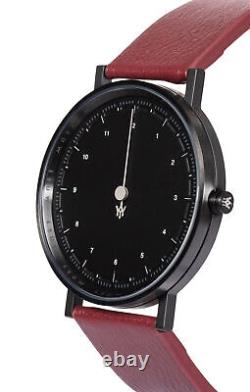 MAST Milano CFO Dark Black BS12-BK505M. BK. 16I Mens Single-hand Quartz Watch