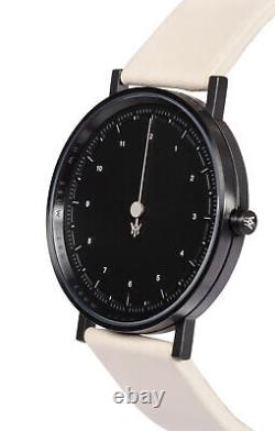 MAST Milano CFO Dark Black BS12-BK505M. BK. 17I Mens Single-hand Quartz Watch