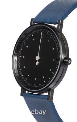 MAST Milano CFO Dark Black BS12-BK505M. BK. 18I Mens Single-hand Quartz Watch