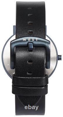MAST Milano CFO Navy Black BS12-BL507M. BK. 01I Mens Single-hand Quartz Watch