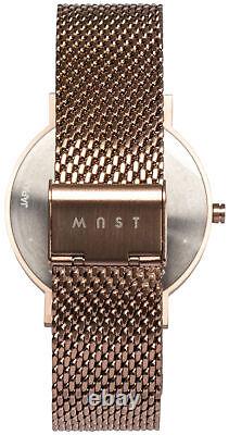 MAST Milano CFO Royal Black BS12-RG504M. BK. 03S Mens Single-hand Quartz Watch