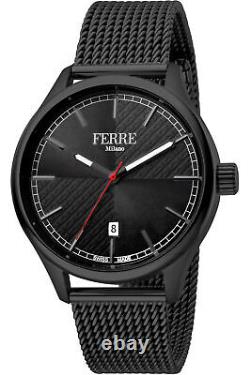 Mans Wristwatch FERRE' MILANO FM1G143M0081 Steel Black IJP
