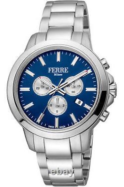 Mans Wristwatch FERRE' MILANO FM1G153M0061 Steel Silver color IJP