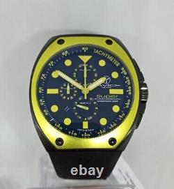 Men's Watch, Chronograph Super AVIO MILANO, Case Black 46 MM, Motion Swiss Made
