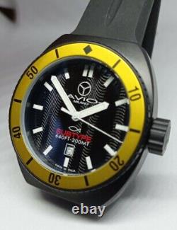 Men's Watch Diver Professional Subtype 200 MT AVIO MILANO Series Numbered 43 MM