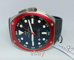 Men's Watch, Super Avio, Case Large 46 MM, Steel And Aluminium, AVIO MILANO, Red/