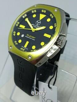 Men's Watch, Super Avio, Case Large 46mm, Steel And Aluminium, AVIO MILANO, Yellow
