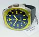 Men's Watch, Super Avio, Case Large 46mm, Steel And Aluminium, Avio Milano, Yellow