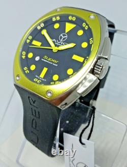 Men's Watch, Super Avio, Case Large 46mm, Steel And Aluminium, AVIO MILANO, Yellow