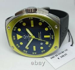 Men's Watch, Super Avio, Case Large 46mm, Steel And Aluminium, AVIO MILANO, Yellow
