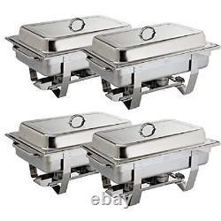 Milan 9 Litres Chafing Stainless Steel Set with Heat Insulating Lid