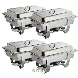 Milan 9 litres Chafing Stainless Steel Set with Heat Insulating Lid